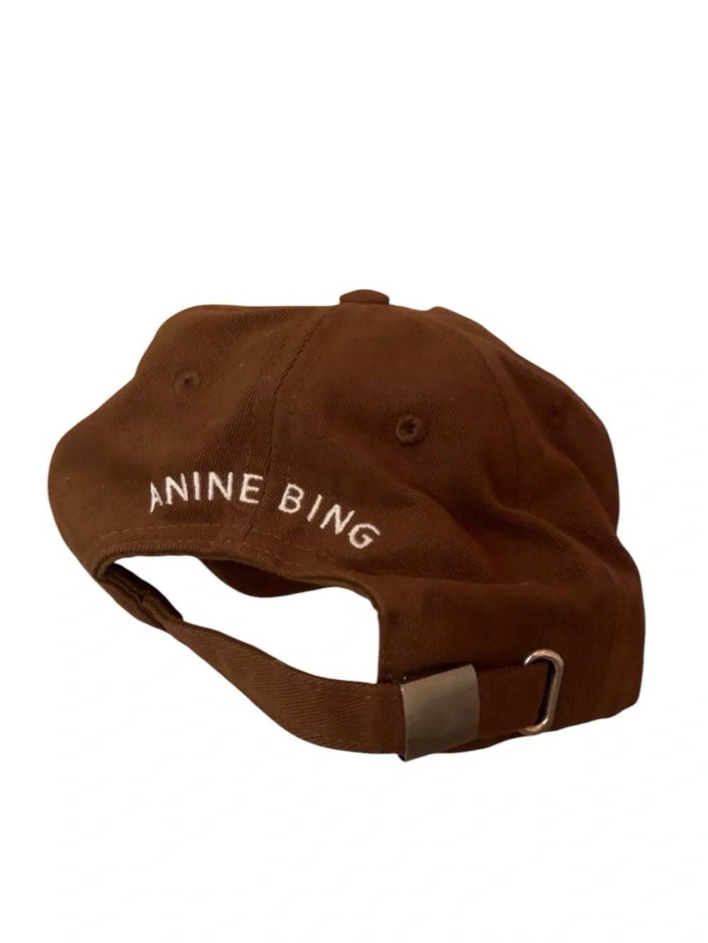 ANINE BING Sport Embroidered Jeremy Brown Baseball Cap‎ Hat